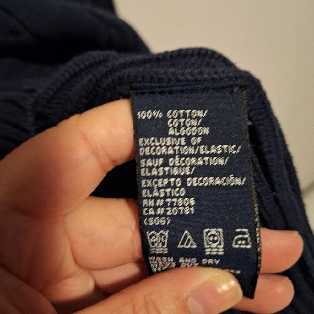 Tommy Hilfiger XXL VTG Y2K Navy Blue Cable Knit Sweater - Picture 5 of 7